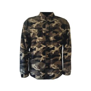 Chemise Bores Military Jack Army (camouflage foncé)