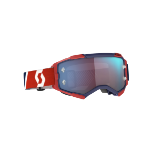 Scott Fury lunettes de moto (miroir | rouge / bleu)