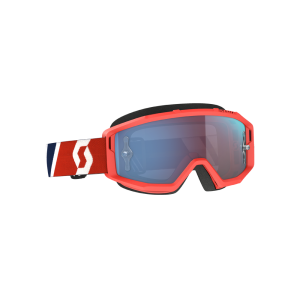 Scott Primal lunettes de moto (miroir | rouge / bleu)