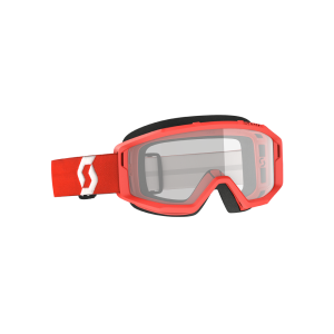 Scott Primal lunettes de moto (transparent | rouge)
