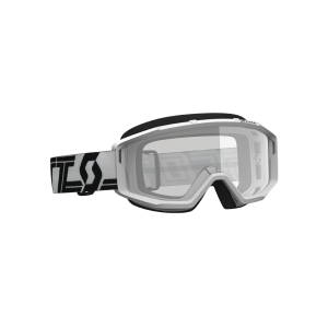 Scott Primal lunettes de moto (transparent | blanc / noir)