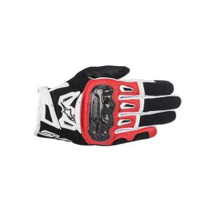 Alpinestars SMX-2 Air Carbon v2 gants de moto (noir / blanc / rouge)
