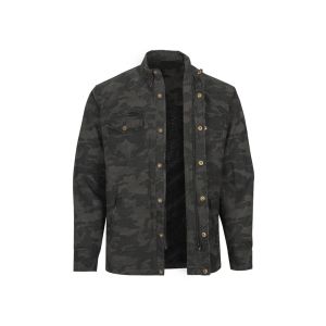 Chemise Bores Military Jack Army (noir / camouflage)