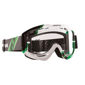 Jopa Venom 2 Graphic lunettes de moto (noir / vert / blanc)