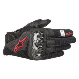 Alpinestars SMX-1 Air v2 gants de moto (noir / rouge)