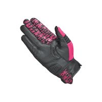 Gants de moto Held Hamada pour femme (noir / rose)