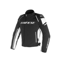 Veste de moto Dainese Racing 3 D-Dry (noir / blanc)