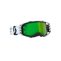 Scott Prospect lunettes de moto miroir (blanc / noir / vert)
