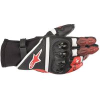 Alpinestars GPX v2 gants de moto (noir / blanc / rouge)