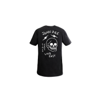 John Doe Live Fast Skull T-shirt (noir)
