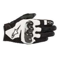 Alpinestars SMX-1 Air v2 gants de moto (noir / blanc)