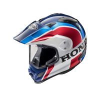 Arai Tour-X4 Africa Twin casque de moto (blanc / bleu / rouge)